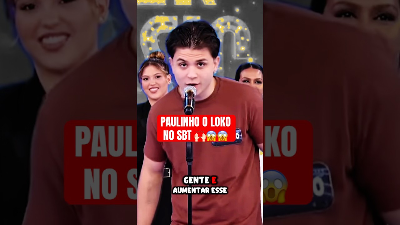 Paulinho o LOKO no SBT - No Programa Da Patricia #paulinhooloko #gta