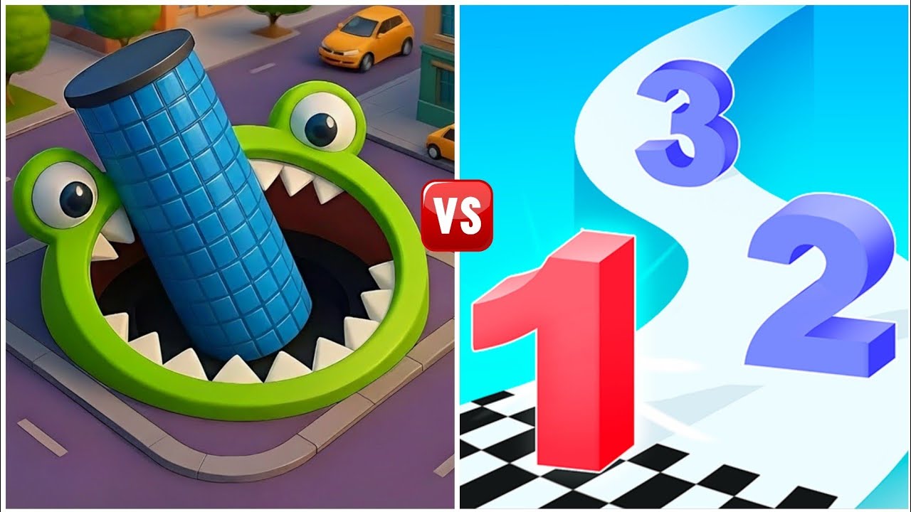 Hole.io Vs Number Master Run Merge MAX LEVEL Gameplay Walkthrough Master IQ Mobile Android IOS!