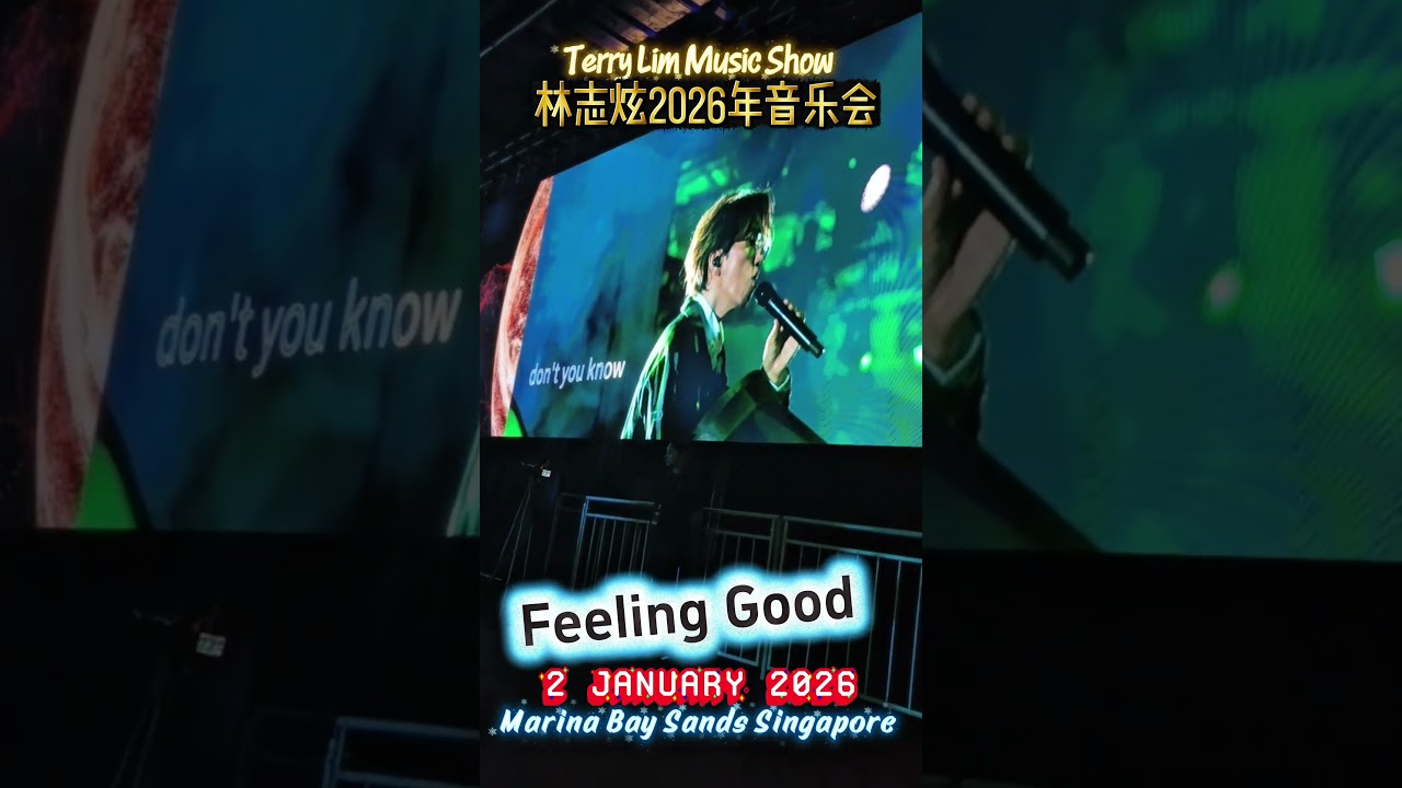 Feeling Good TERRY LIN 林志炫 Taiwanese Singer Singapore’s biggest indoor New Year celebration 2026!
