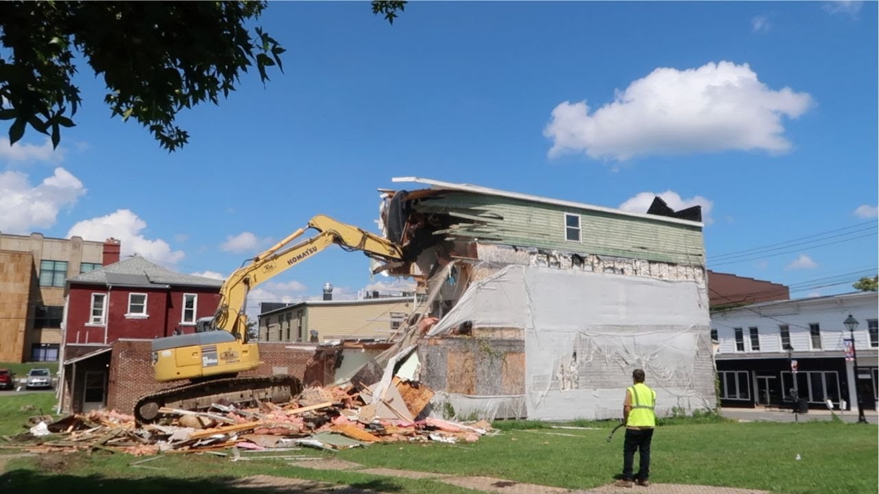 Downtown Kingwood Building Demolition Price Street Tour History 2022