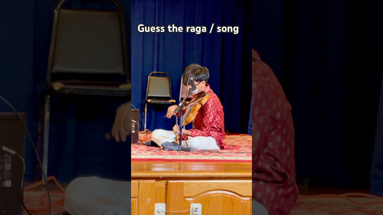 Played today.Guess the raga or song.Awesome to play with Sabareesh . 