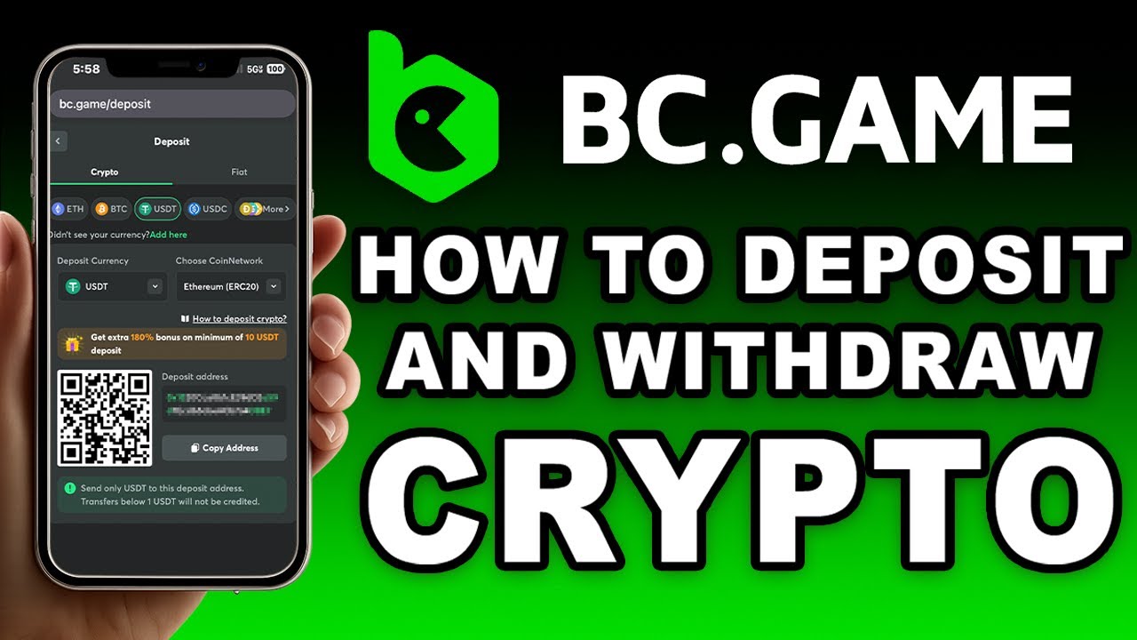 How to Withdraw or Deposit Crypto from BC Game Fast & Secure