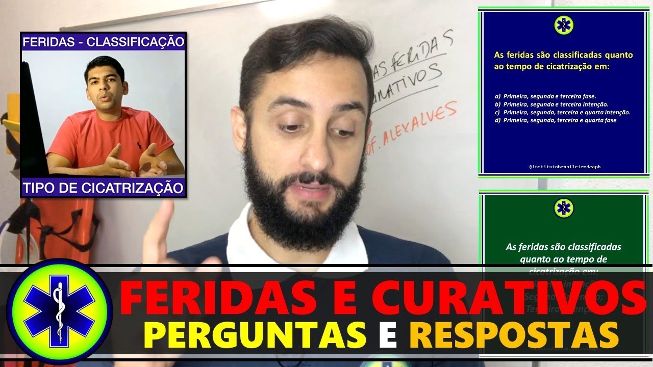 FERIDAS E CURATIVOS, PERGUNTAS E RESPOSTAS