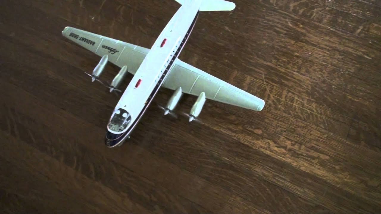Lufthansa Mechanical Model Airplane by Schuco