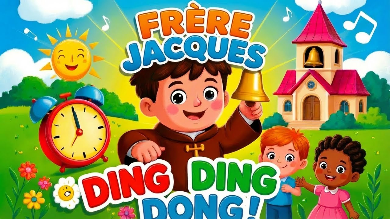 Frère Jacques - Comptine Bébé & Enfants - Ding Ding Dong 🔔