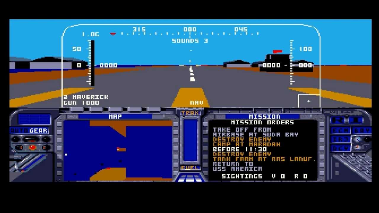 F-19 Stealth Fighter Amiga (1990)