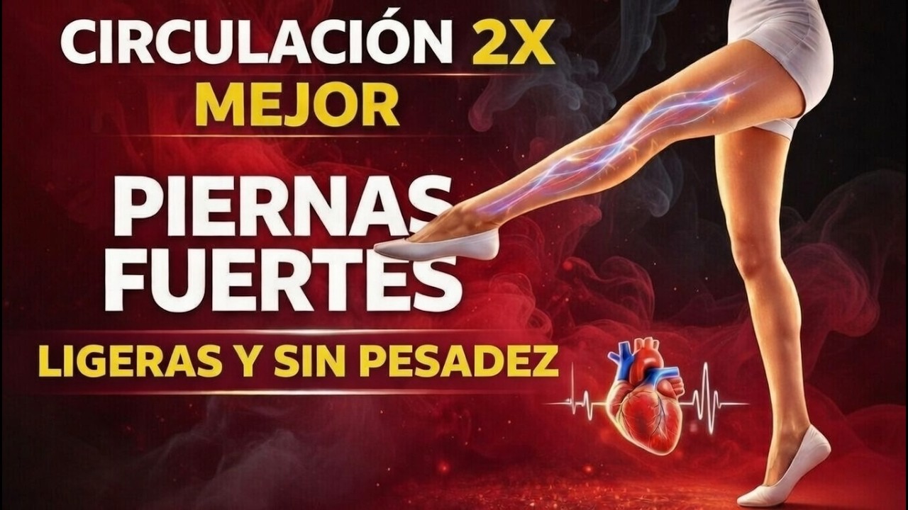 10 Ejercicios para PIERNAS LIGERAS: Duplica tu Circulación y Elimina la Hinchazón
