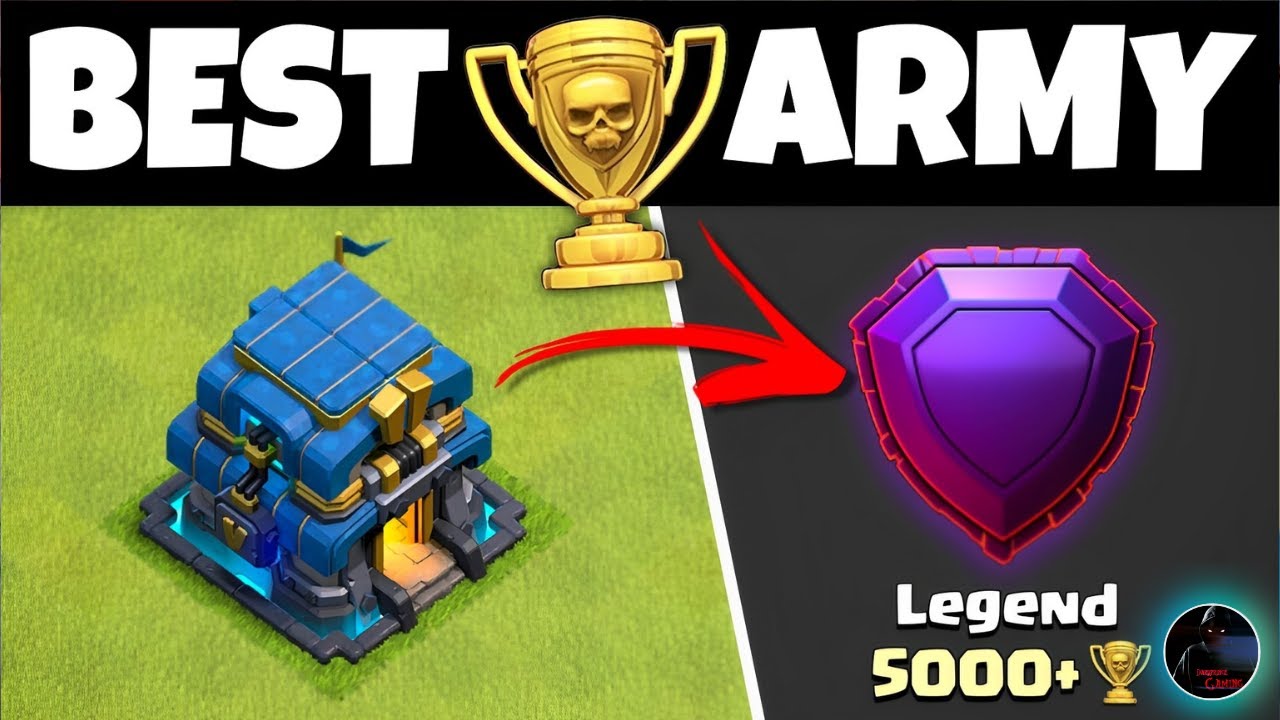 Easiest TH12 Legend Pushing Attack Strategy (Clash of clans) || TH12 all rounder Attack Strategy