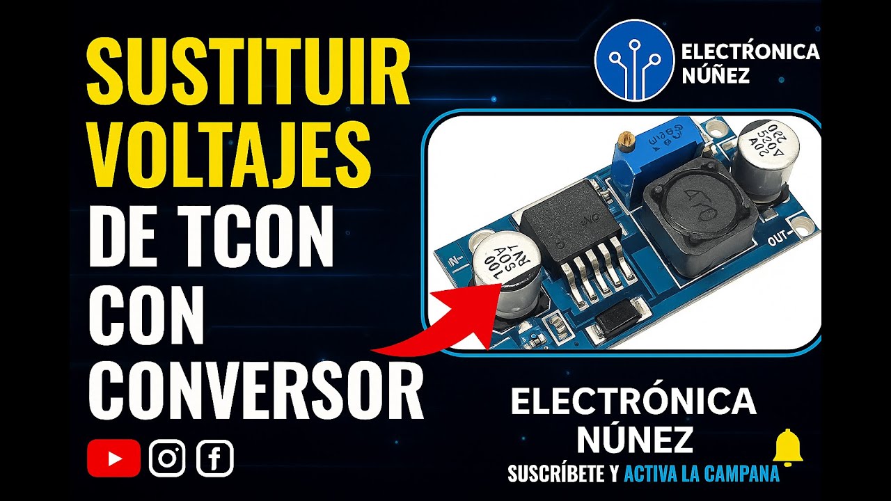 👉 Reparación SMART TV MOTOROLA SIN IMAGEN 🚫 | Solución Rápida con Conversores DC-DC 🎶