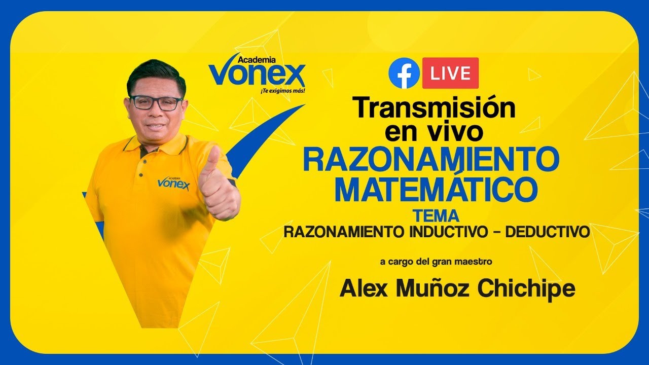 CLASES FREE DE RAZONAMIENTO MATEMÁTICO- VONEX 🤓 🔥