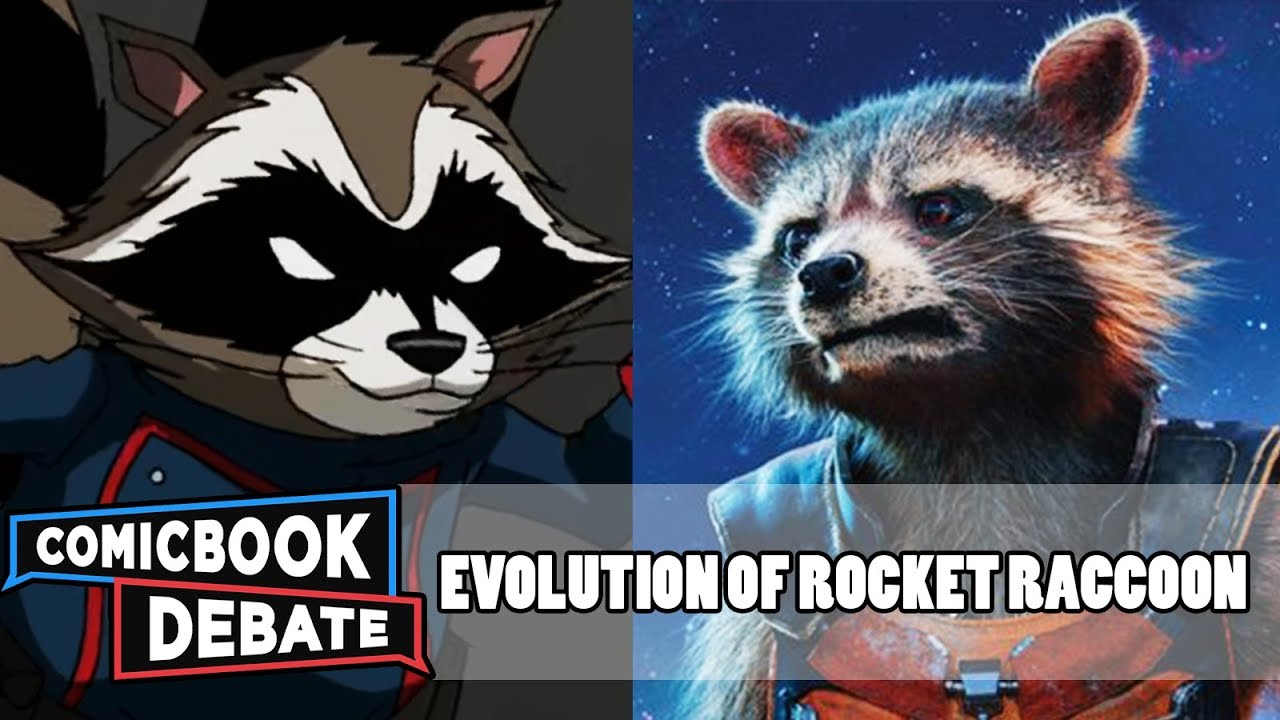 Evolution of Rocket Raccoon in Cartoons, Movies & TV in 9 Minutes (2018)