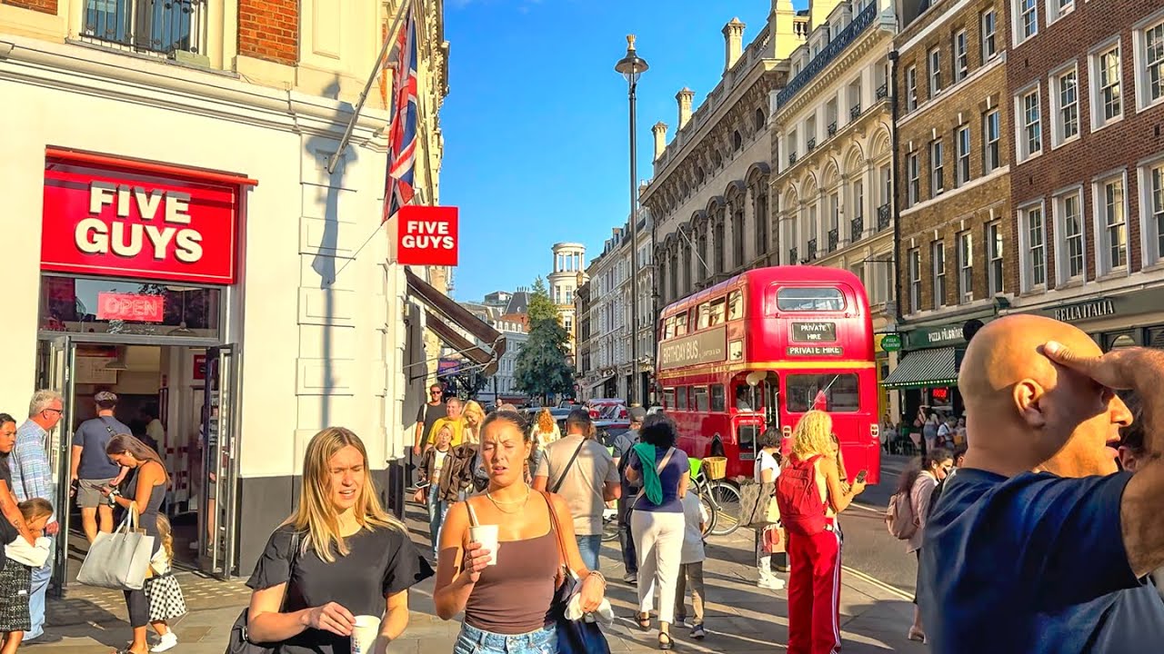 London Summer Streets 2025 | Central London West End Walking Tour | 4K HDR