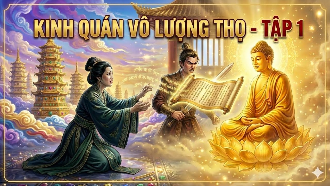 Phim 3D Kinh Quán Vô Lượng Thọ (Tập 1): Bi Kịch Thành Vương Xá & Tịnh Nghiệp Tam Phước | Bản Gốc