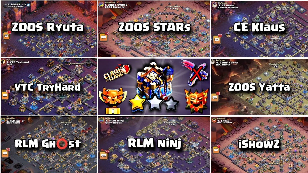 Top 8 Best Town Hall 18 Legend Bases for 1 STARS ! With TH18 War Base Link (Clash of Clans)