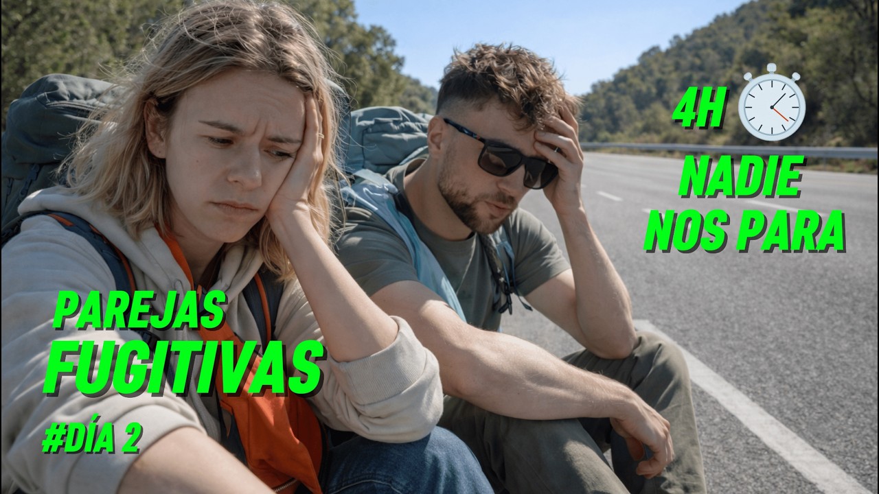 Haciendo autostop por 5.000 euros (nadie nos recoge) | EP2 | PAREJAS FUGITIVAS