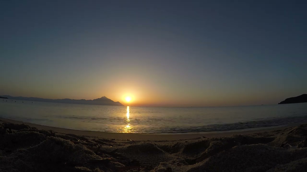 sunrise Mount Athos