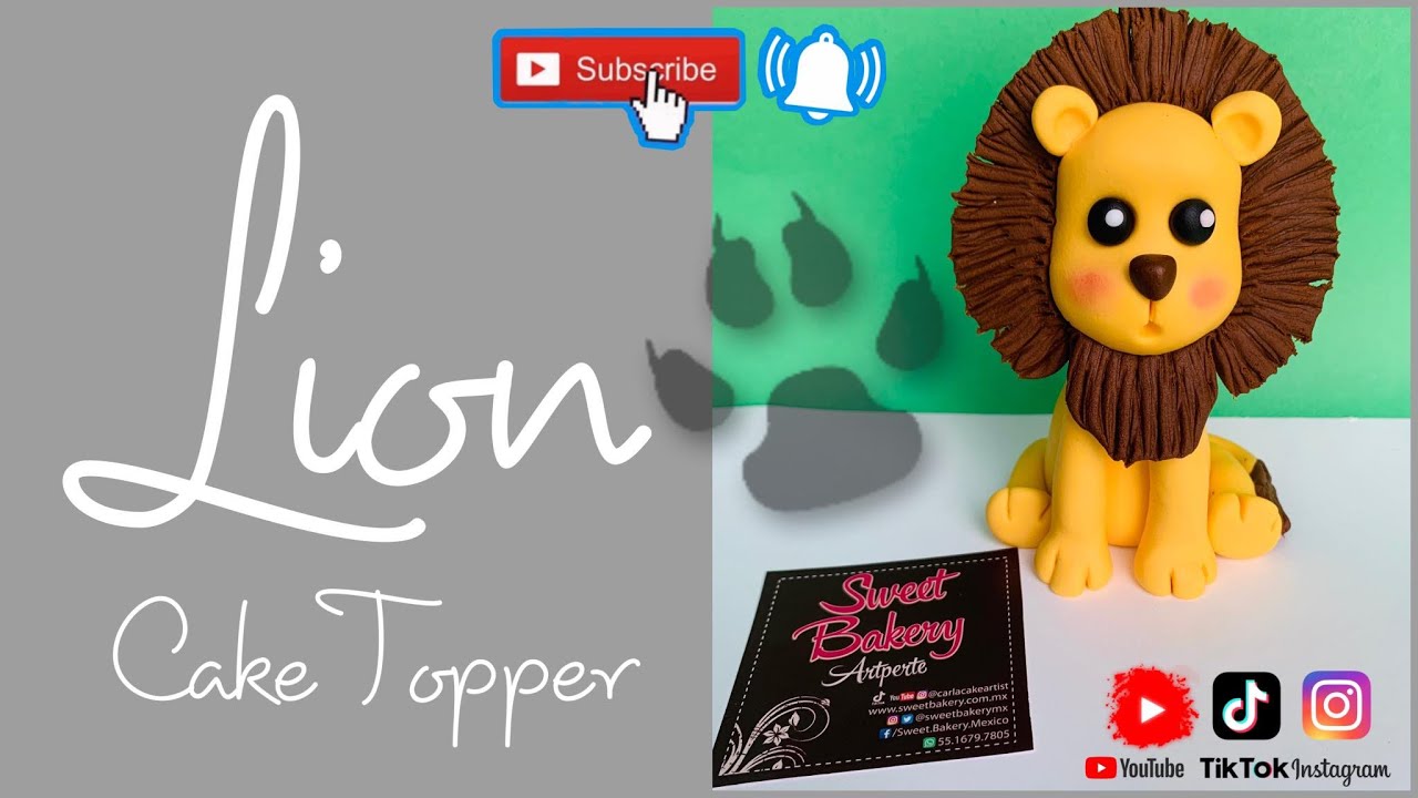 Cómo hacer figura de León en Fondant