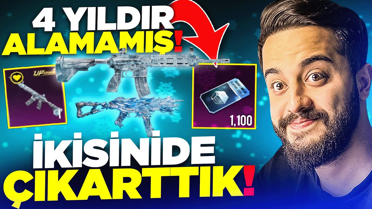 BUZ DİYARI M416 İÇİN 4 YIL 1,100 KLASİK SANDIK BİRİKTİRMİŞ! BAŞARDIK! PUBG Mobile
