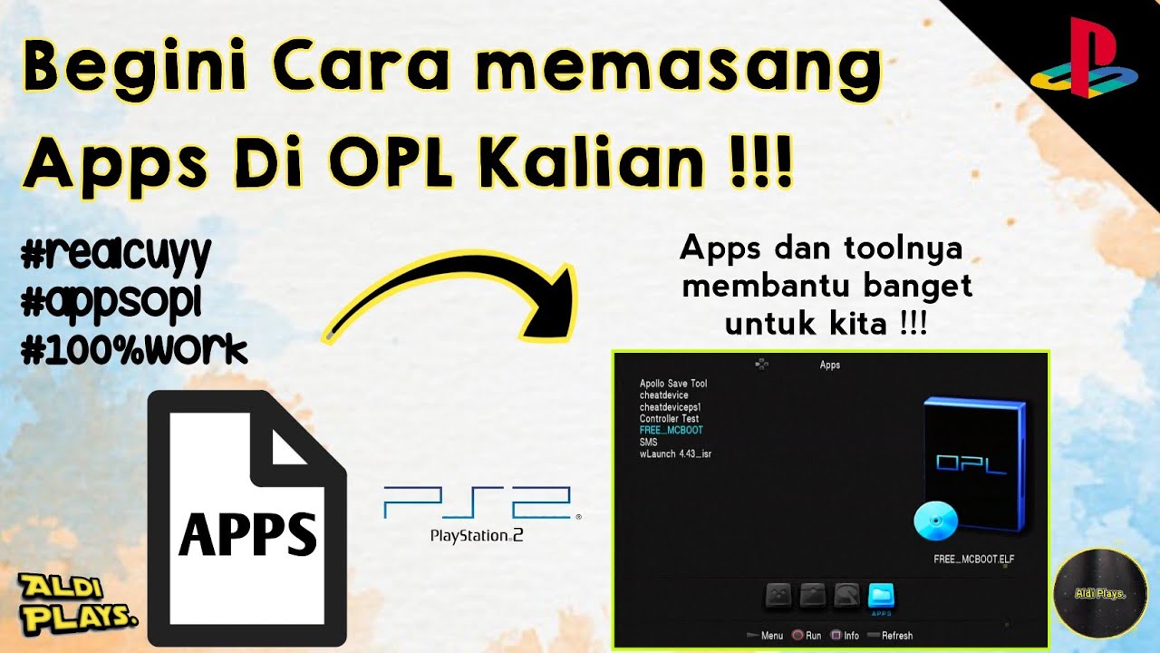 Cara Memasang Apps Untuk OPL❗❗❗┃Tutorials PS2