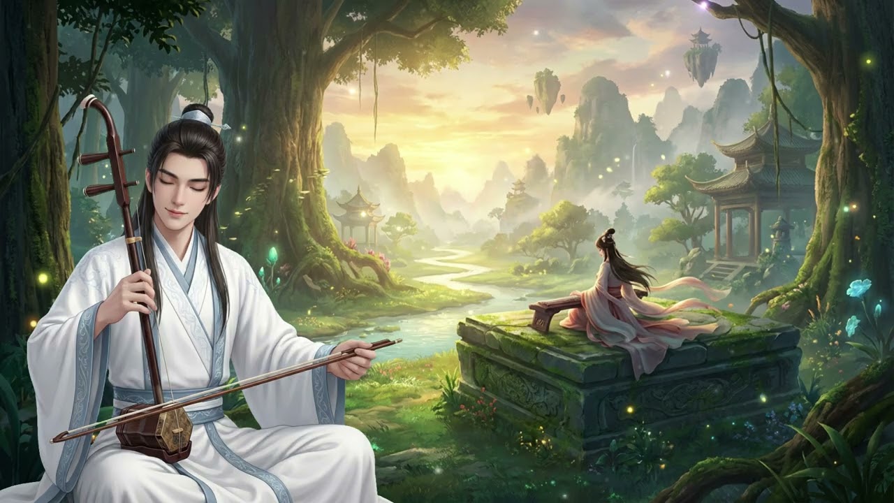 Healing Chinese Bamboo Flute & Erhu | Stress Relief Music for Anxiety & Peaceful Sleep