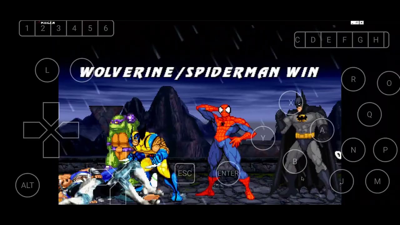 Fighting Games Character Mix & Match in Mortal Kombat on M.U.G.E.N