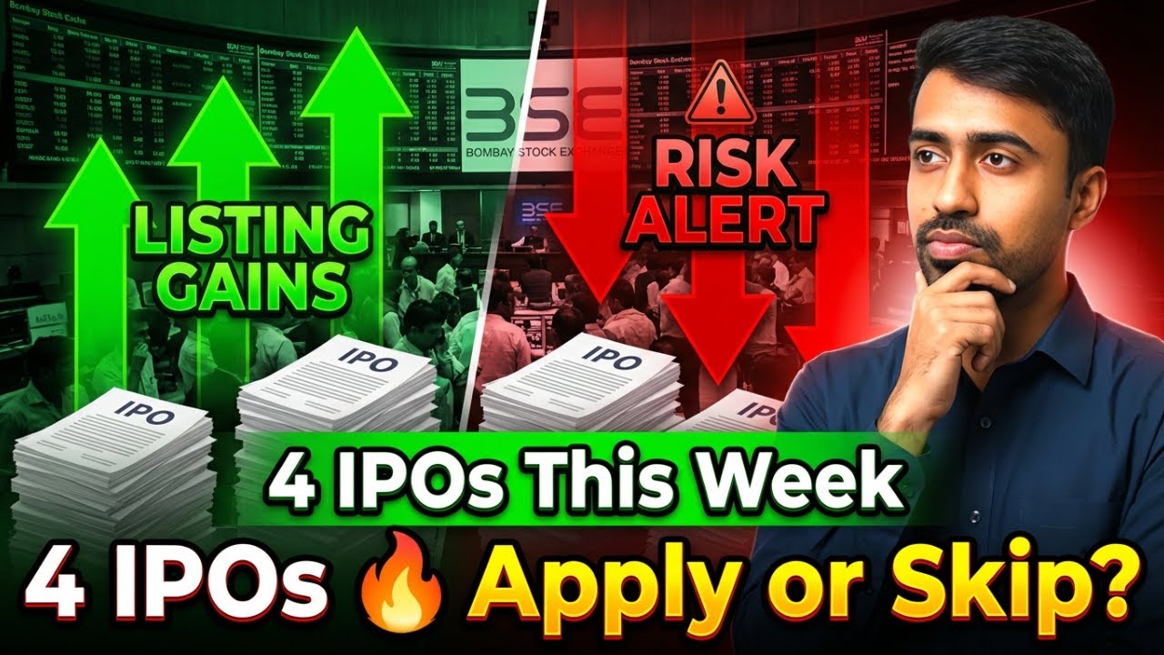 IPO Action This Week 🔥 4 New SME IPOs | Apply or Skip?