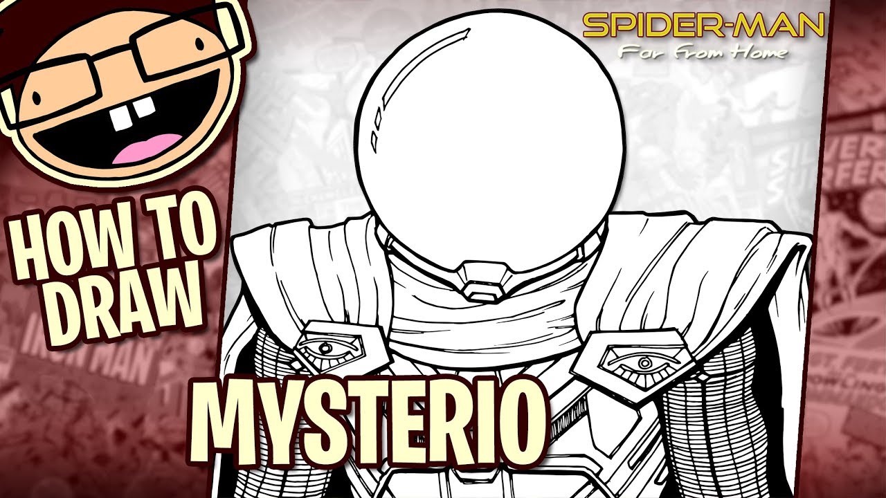 How to Draw MYSTERIO (Spider-Man: Far From Home) | Narrated Easy Step-by-Step Tutorial