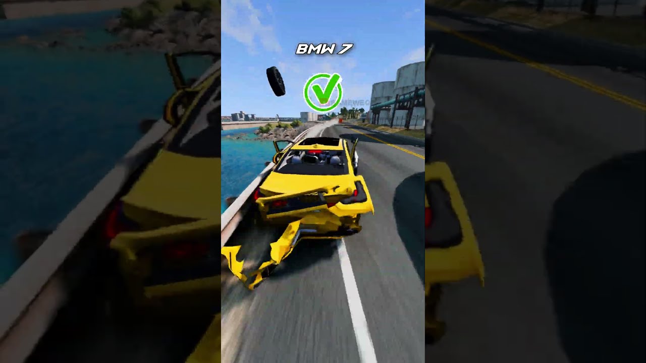 Which car can pass through containers narrow road Ep. 16