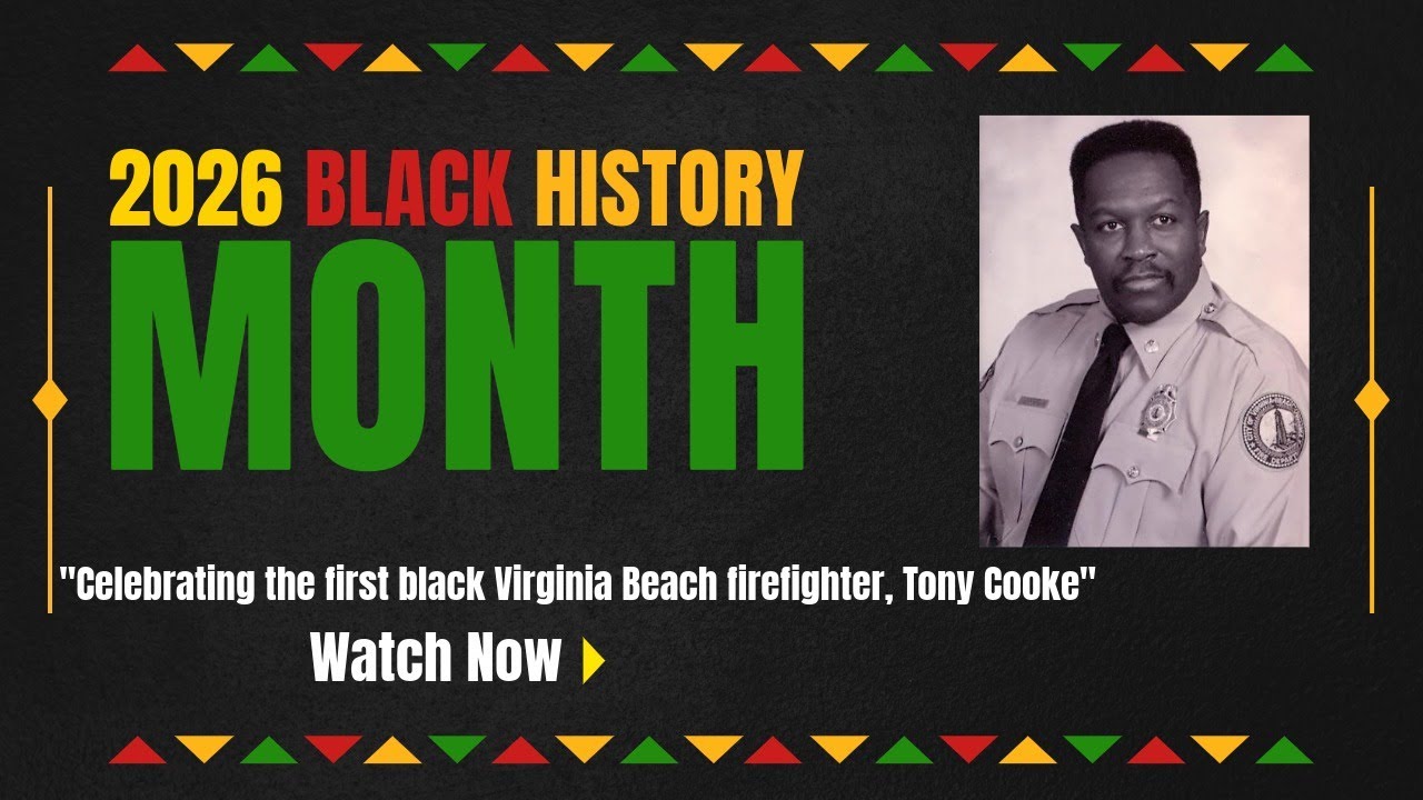 Celebrating the first black Virginia Beach firefighter, Tony Cooke