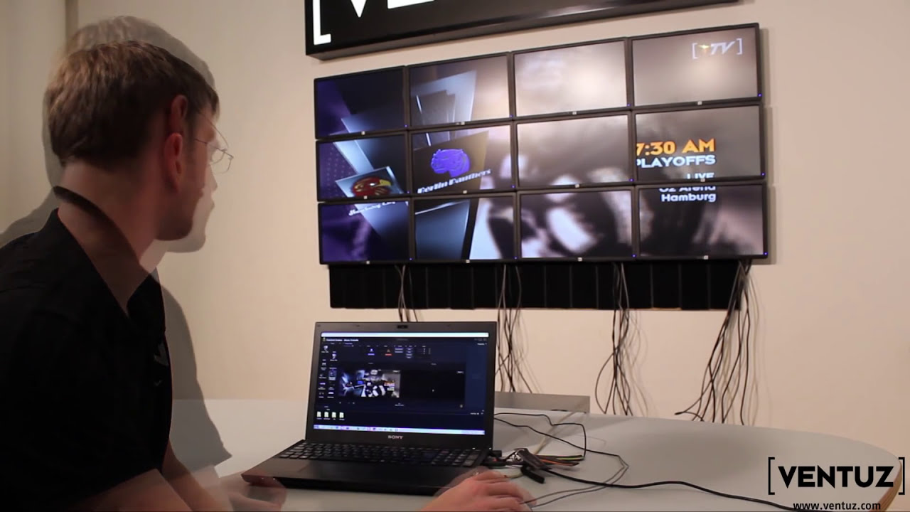 Ventuz Tutorial | How to set up a Video Wall in Ventuz?