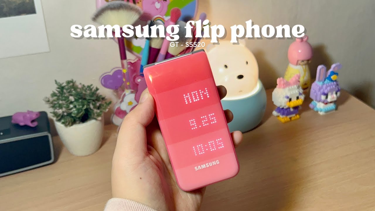 🌷 unboxing the samsung nori flip phone GT-S5520 in 2023 📦