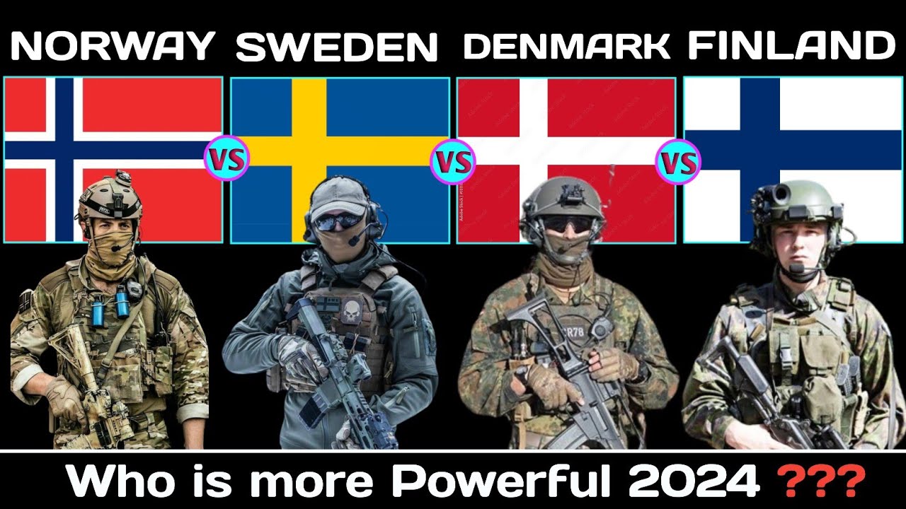 Norway Vs Sweden Vs Denmark Vs Finland| Millitary Power Comparison 2024| ipro Comparison
