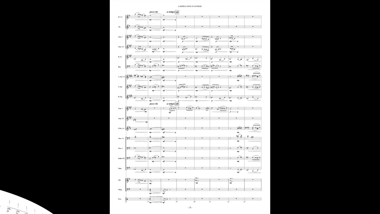 A Simple Song At Sunrise