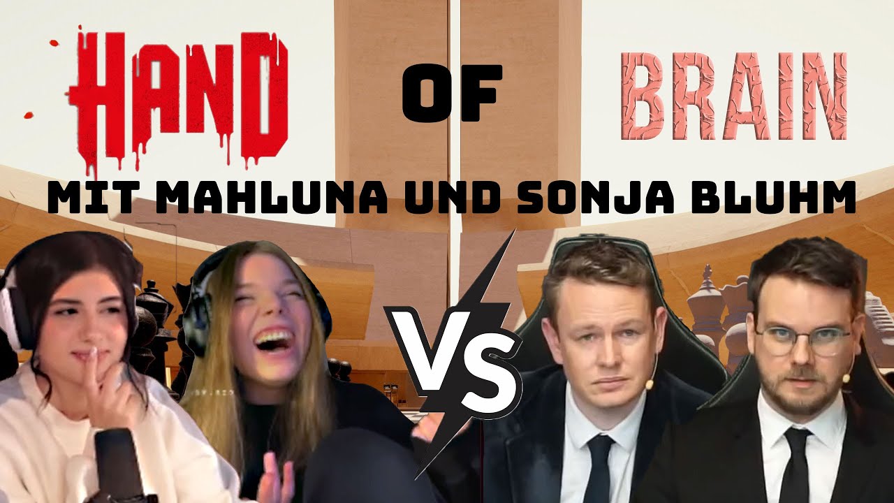 Hand and Brain: @MahlunaYT und WIM Sonja Bluhm VS GM @janistantv und Eddy