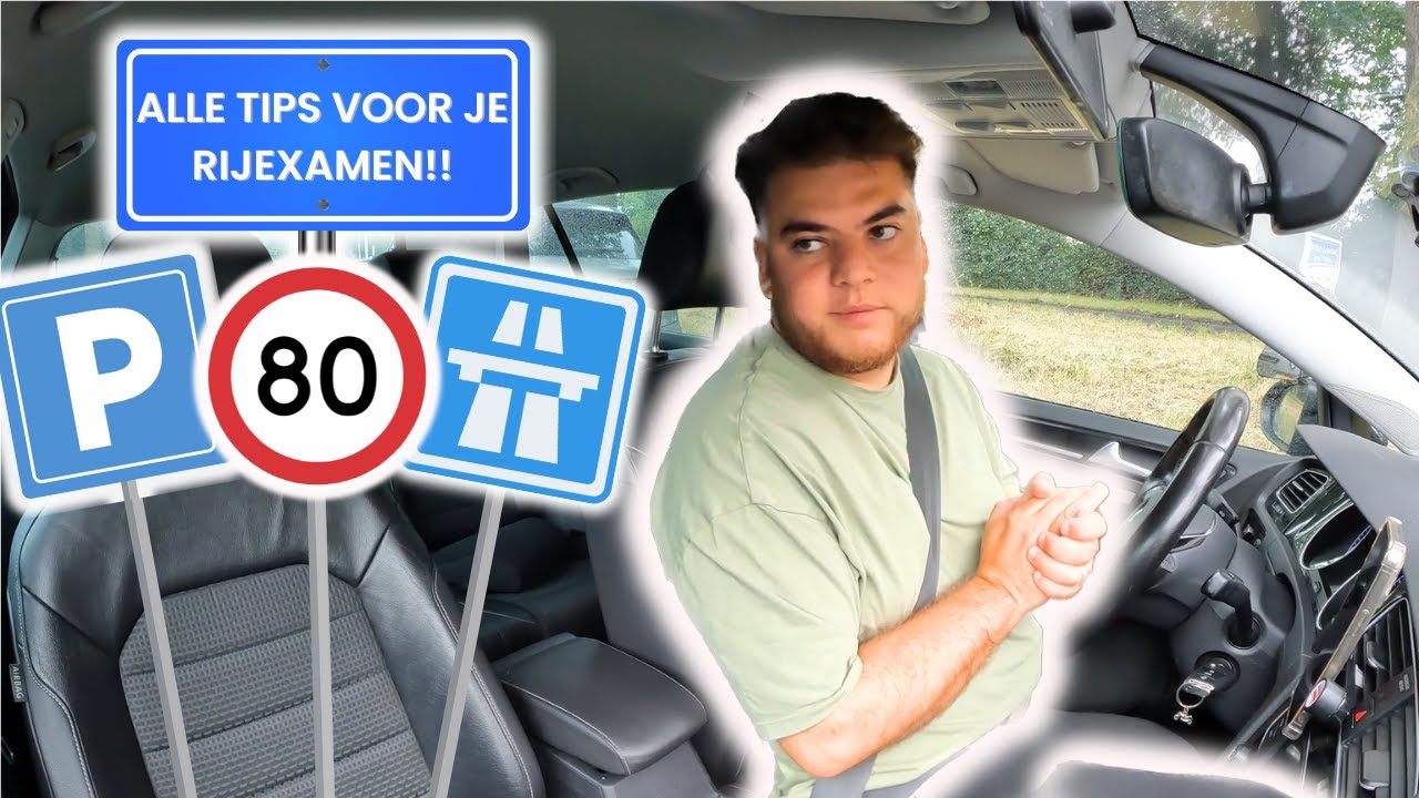 ALLE tips voor je RIJEXAMEN | Hiermee zal je zeker slagen!🚗🎉