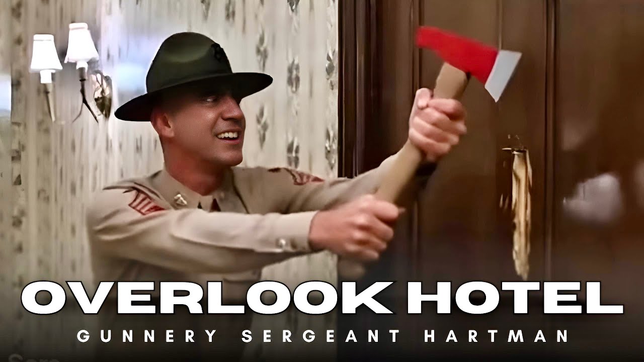 Gunnery Sergeant Hartman Visits the Overlook Hotel (Full Metal Jacket vs The Shining) 🎖️🏨💥 