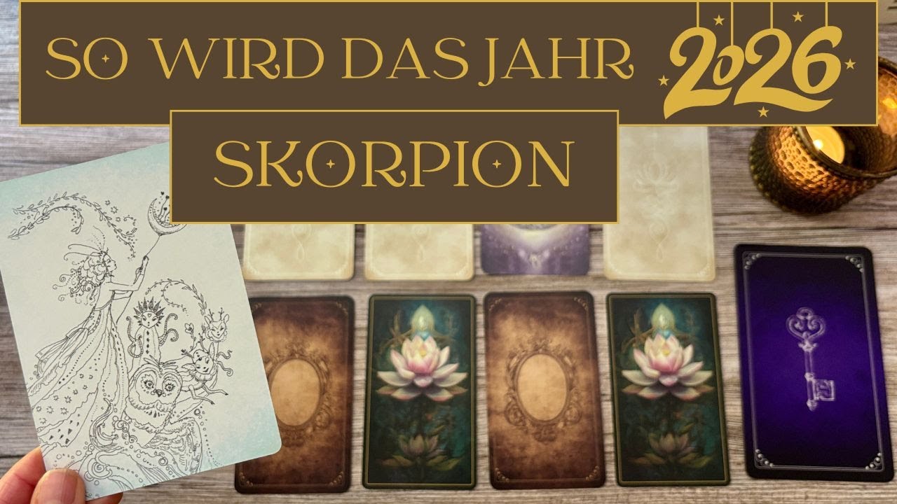 Skorpion 🌟 2026 🌟 Meisterhafte Entwicklungen, jetzt zeigt sich, was du gelernt hast | Tarotreading