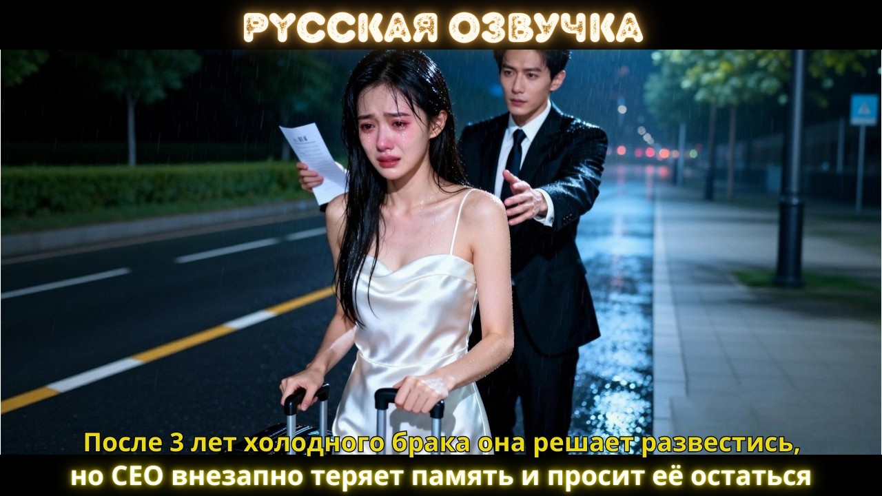 После 3 лет холодного брака она решает развестись,но CEO внезапно теряет память и просит её остаться