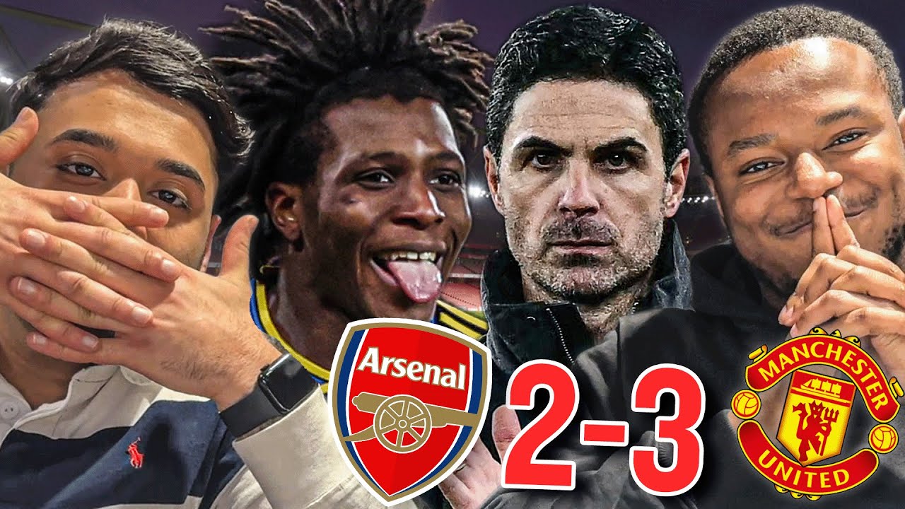EMBARRASSING. Arsenal LOSE 3-2 to Manchester United Reaction with Anil Kandola & Kweku Afari