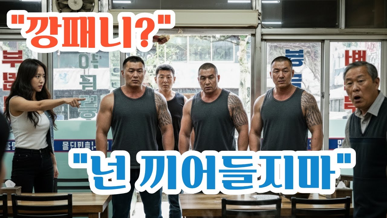 부산 돼지국밥에서 노인을 행패 부린 조폭들… 707특임대 여군 소령이 참교육 하는데