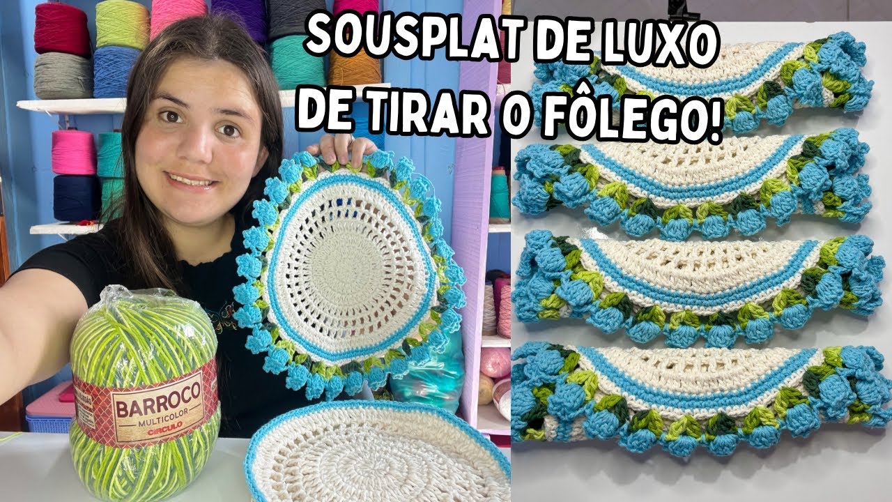 FIZ UM KIT SOUSPLAT/AMERICANO DE LUXO DE TIRAR O FÔLEGO!🌈 Falei meu valor de venda !