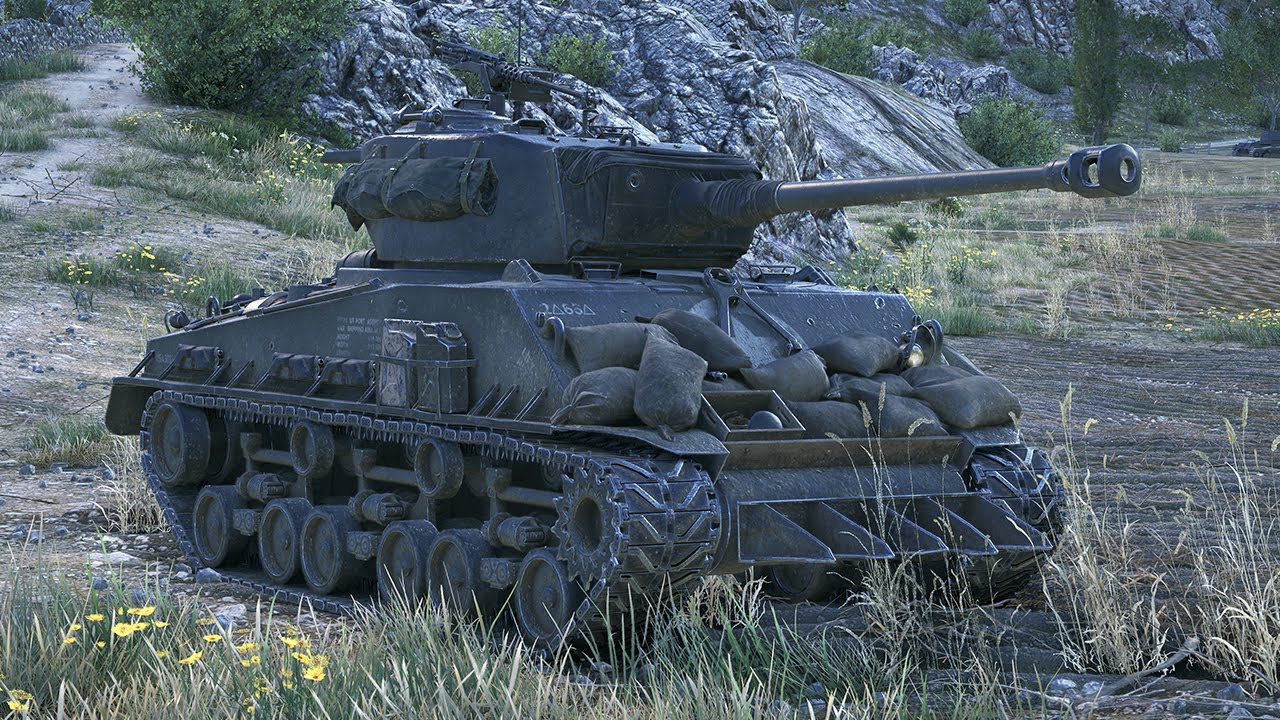 World of Tanks - M4A3(76)W Sherman - 8 Kills 4,9K Damage (Cliff)