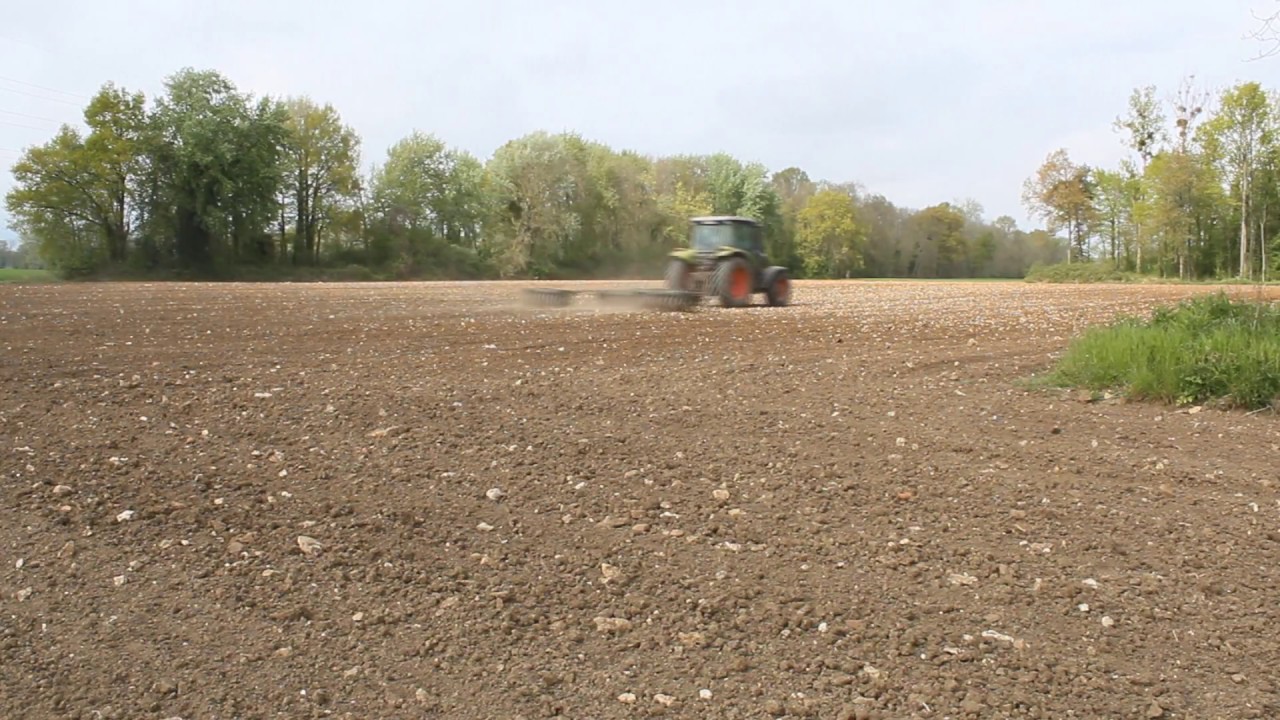 Time laps crosskill sur le semis de mais