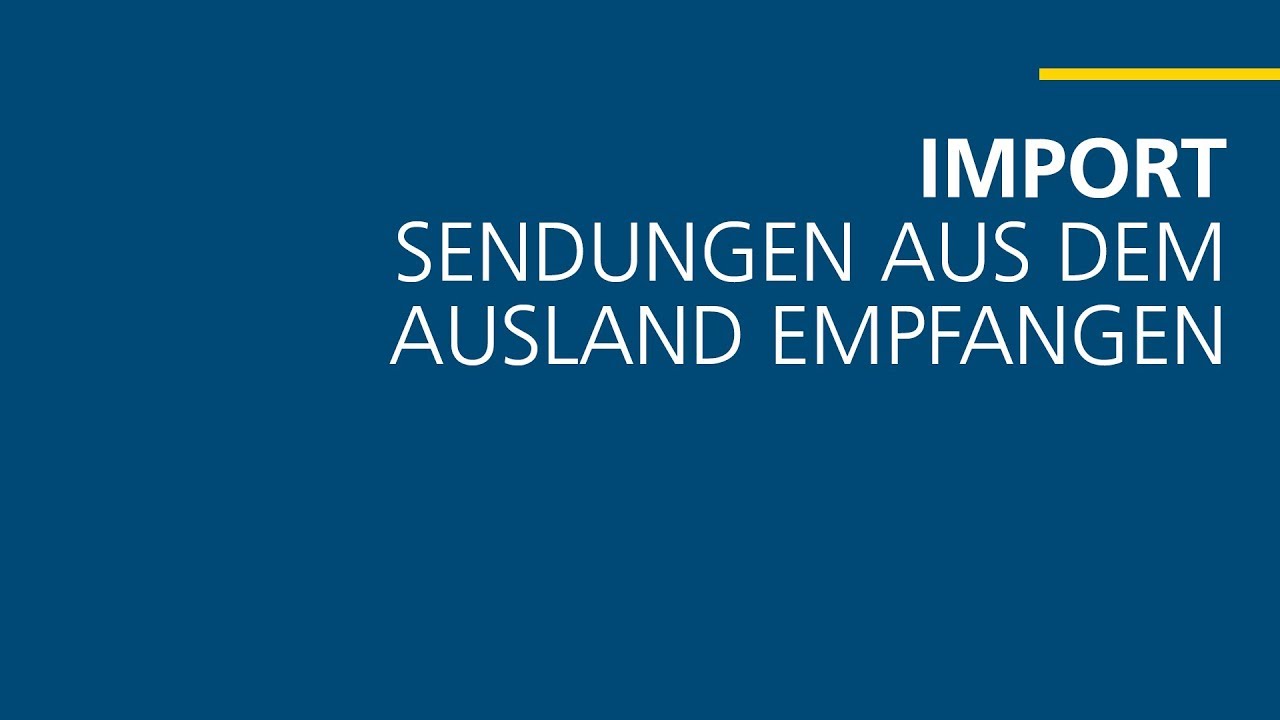Sendungen aus dem Ausland empfangen I Q&A