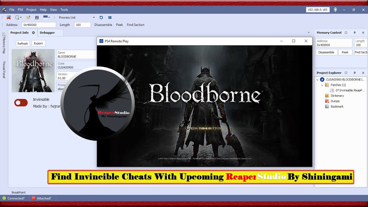 Find Invincible Cheats With Upcoming Reaper Studio By Shiningami