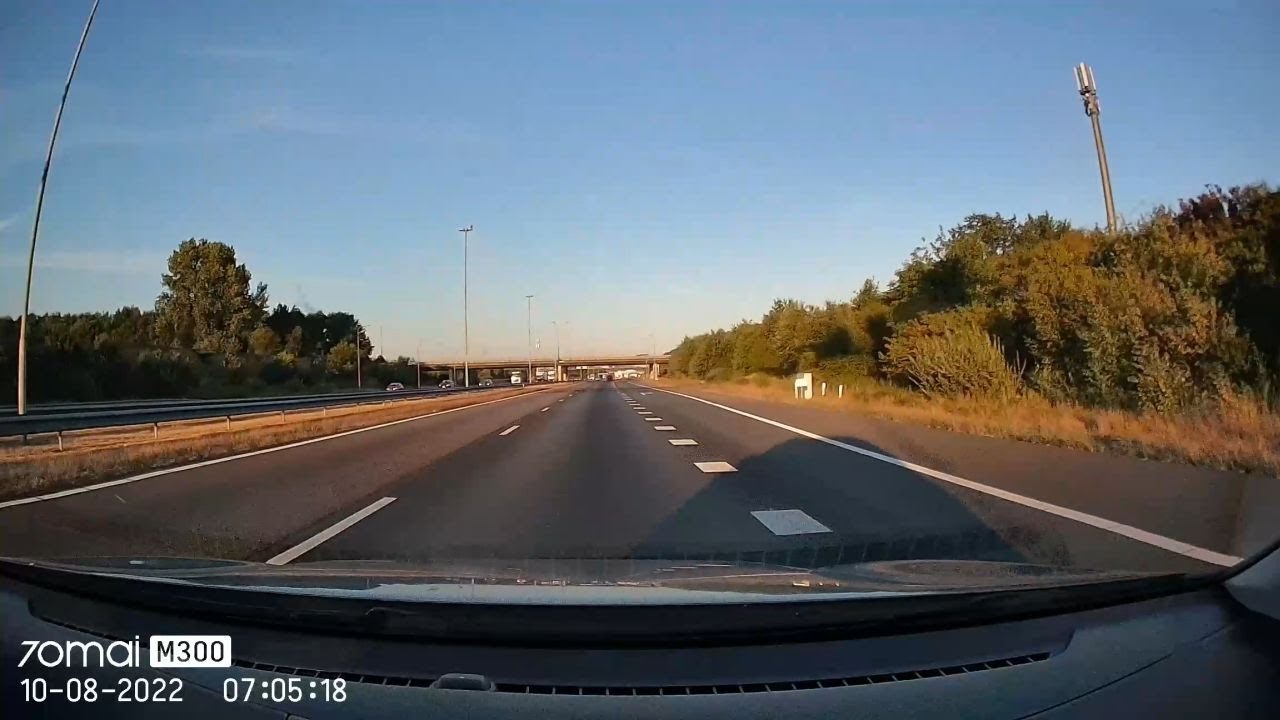 Driving from Purmerend to Antwerp Timelapse