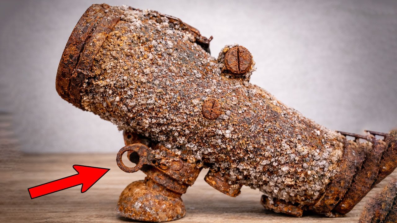 Restoration rusty metal valve In The Vietnam War! | Legend Restore