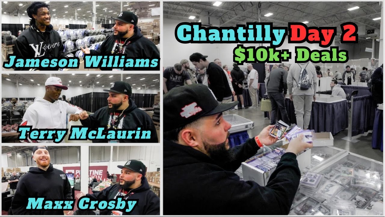 $10,000 Deals & Back Room Talking With MAXX CROSBY ! Chantilly Card Show Day 2 Vlog