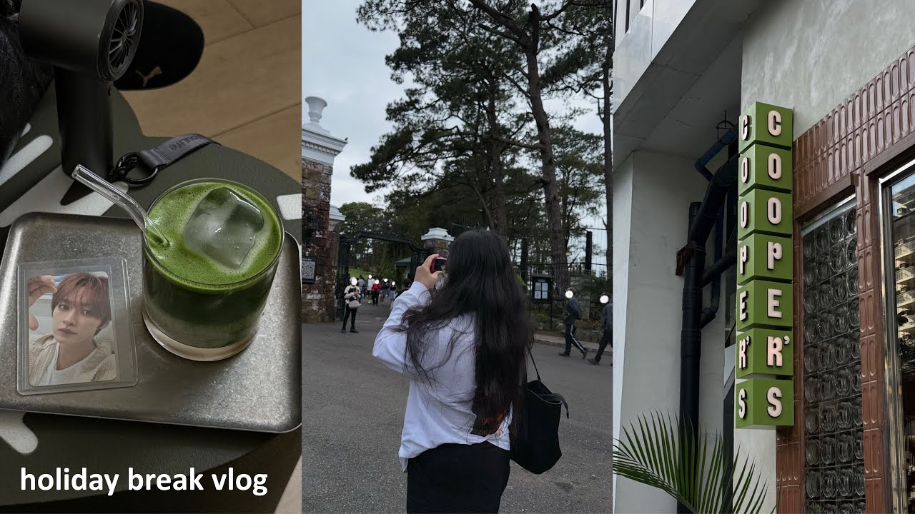 holiday break vlog🐇: manila, clark, baguio, cafes, ahof