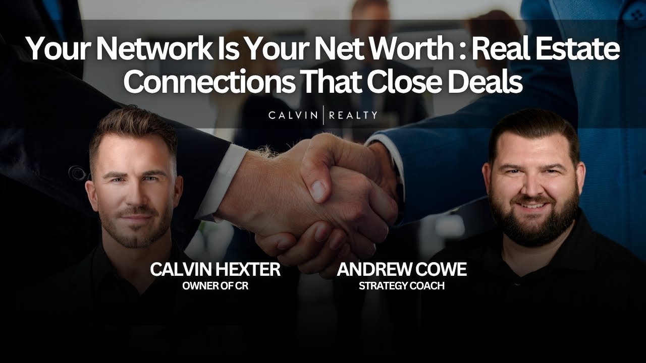 Your network is your net worth: Real estate connections that close deals💼📊